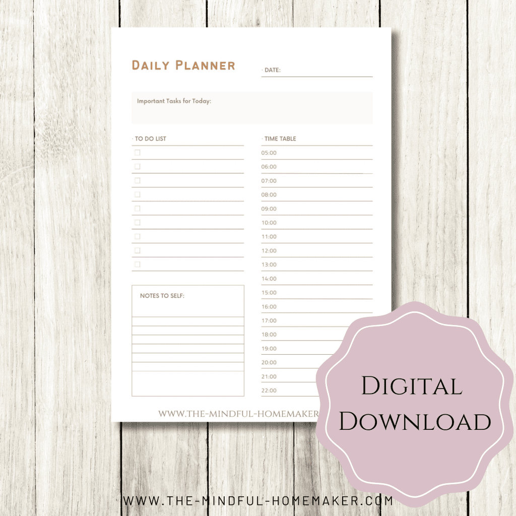 Free daily planner