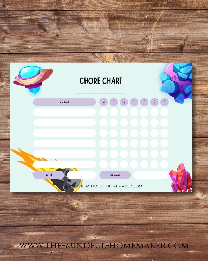 Chore Charts chore chart with reward system