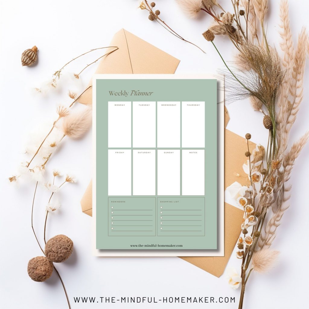 client schedule planner weekly printable