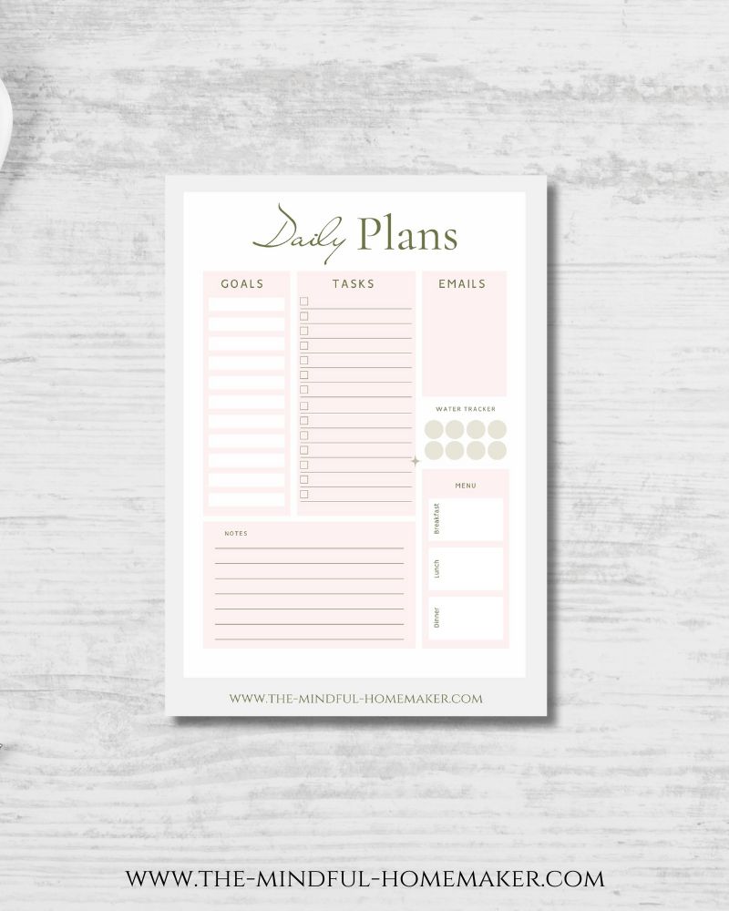 daily planner template