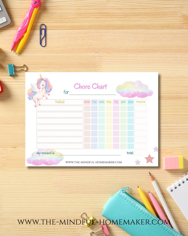 Chore Charts editable chore chart for kindergarten