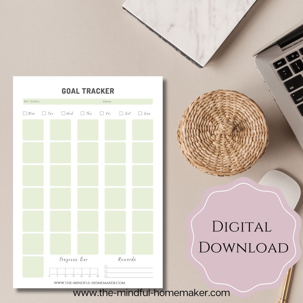 Productive Goal Tracker free family goal tracker printable