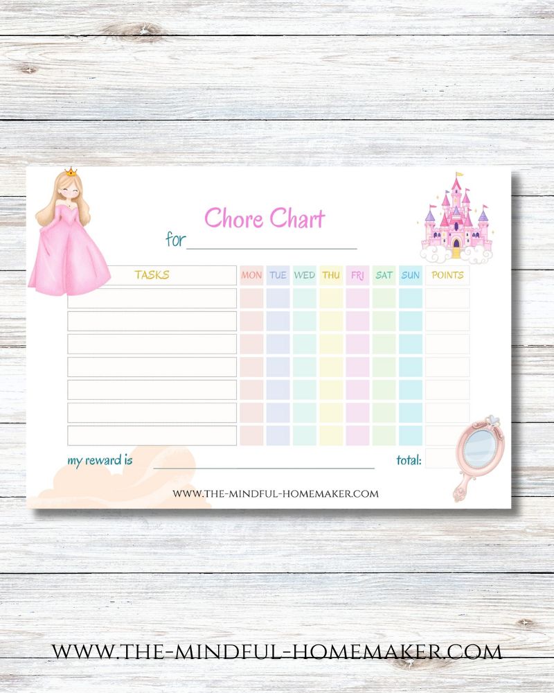 Chore Charts free printable chore charts