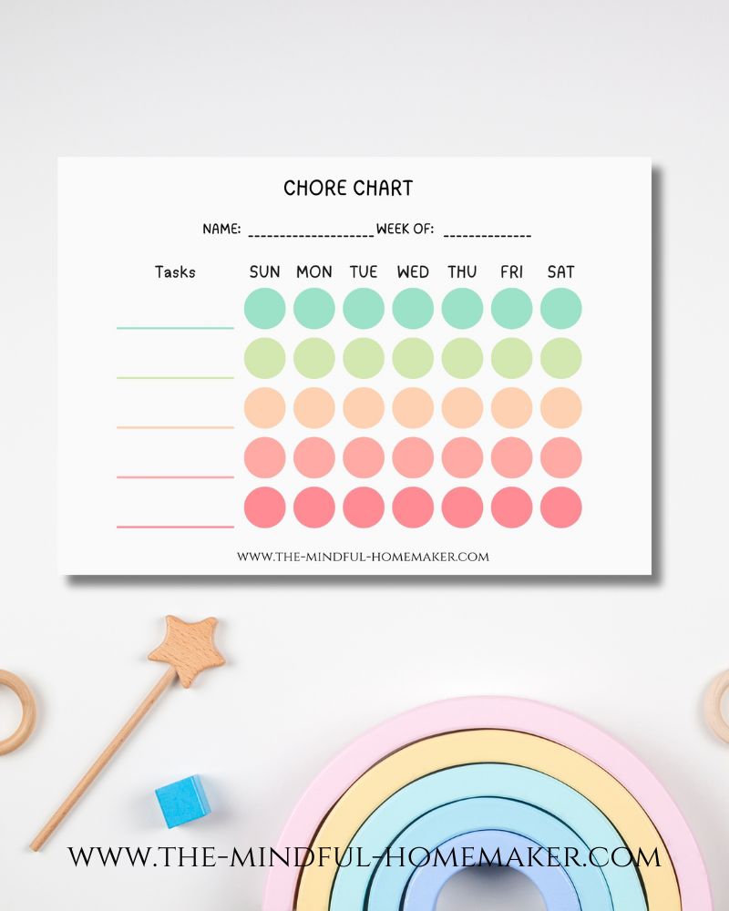 Chore Charts printable house cleaning checklist for families