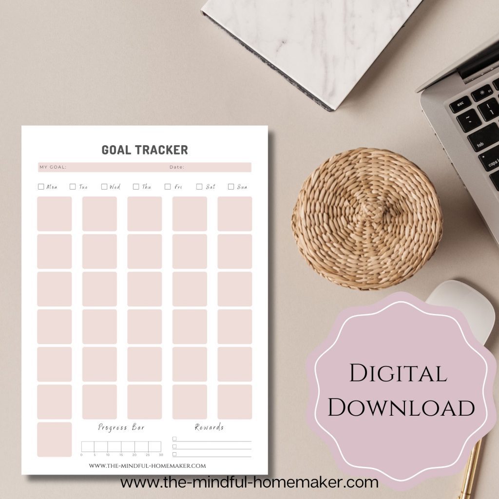 Goal Trackers printable parenting milestone tracker