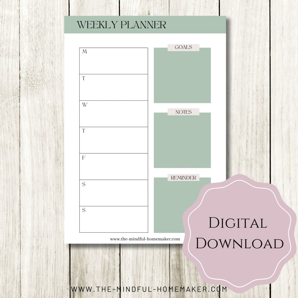 printable weekly time grid format
