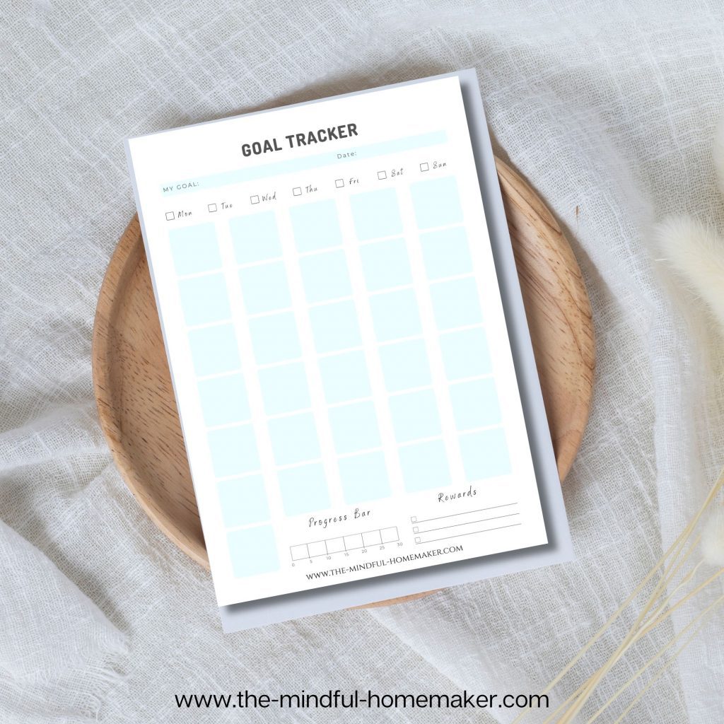 Goal Trackers student assignment goal tracker printable