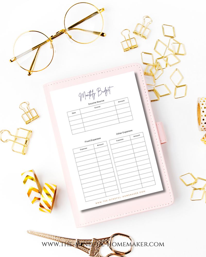 Budget Tracker student loan budget worksheet pdf