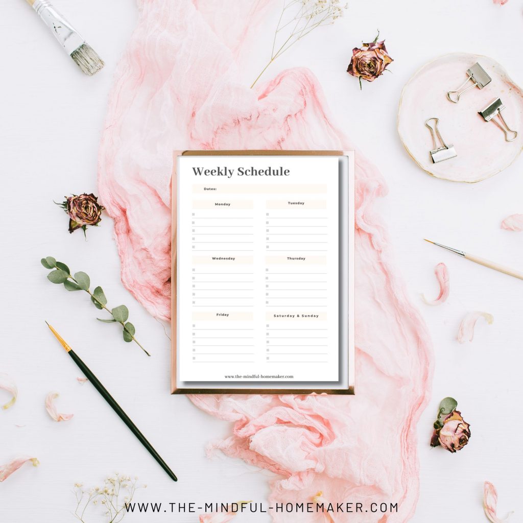 student time-block planner weekly PDF