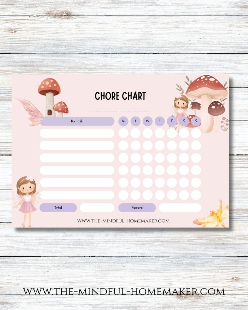 6 Reasons You Need a Kids Chore Chart weekly cleaning rotation schedule
