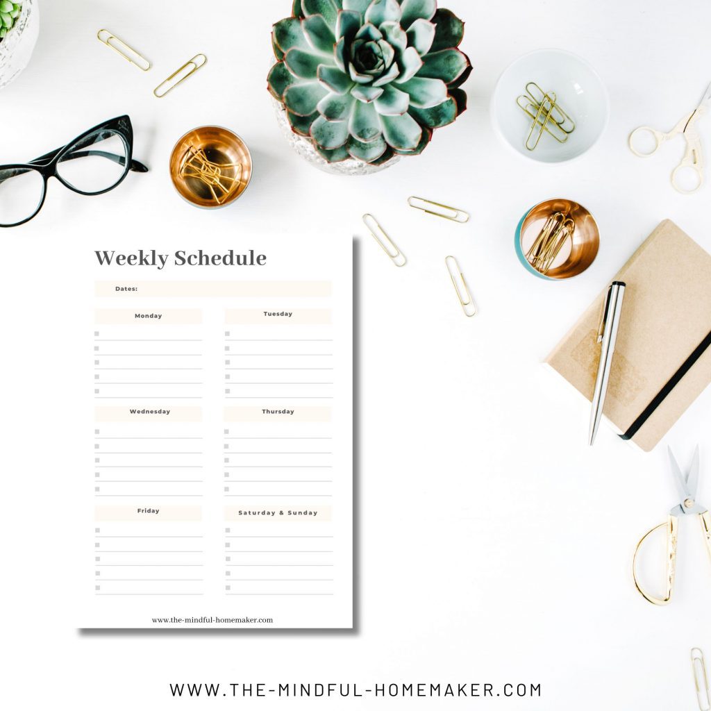 weekly planner for college classes printable