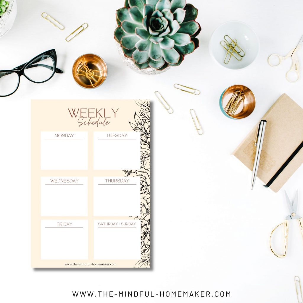 yoga class planner weekly view