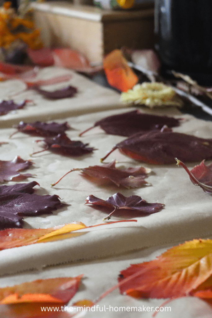 easy-to-make Autumn leaf garland Autumn Leaf garland craft