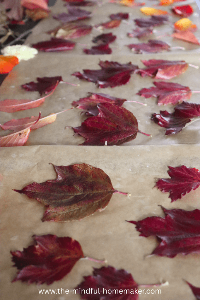 easy-to-make Autumn leaf garland Autumn Leaf garland home bargains