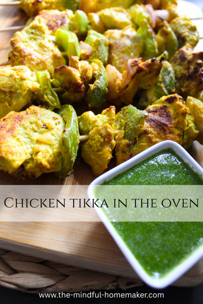 Chicken Tikka in the oven