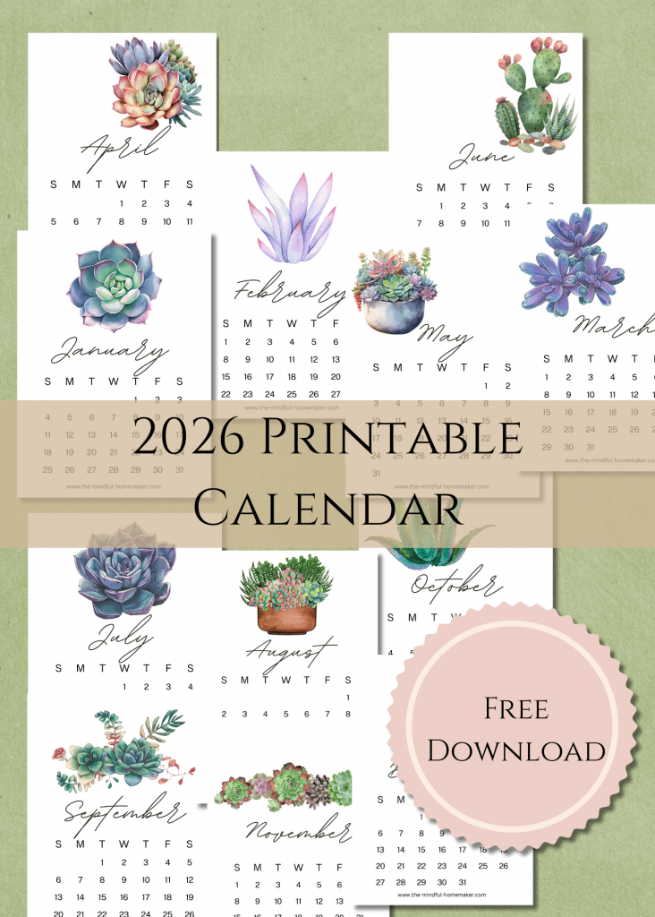 Free printable calendar 2025