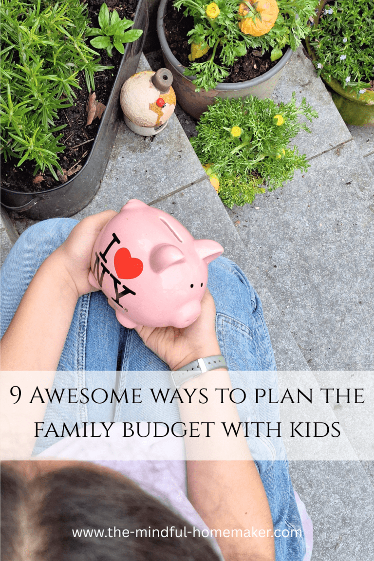 family budget with kids