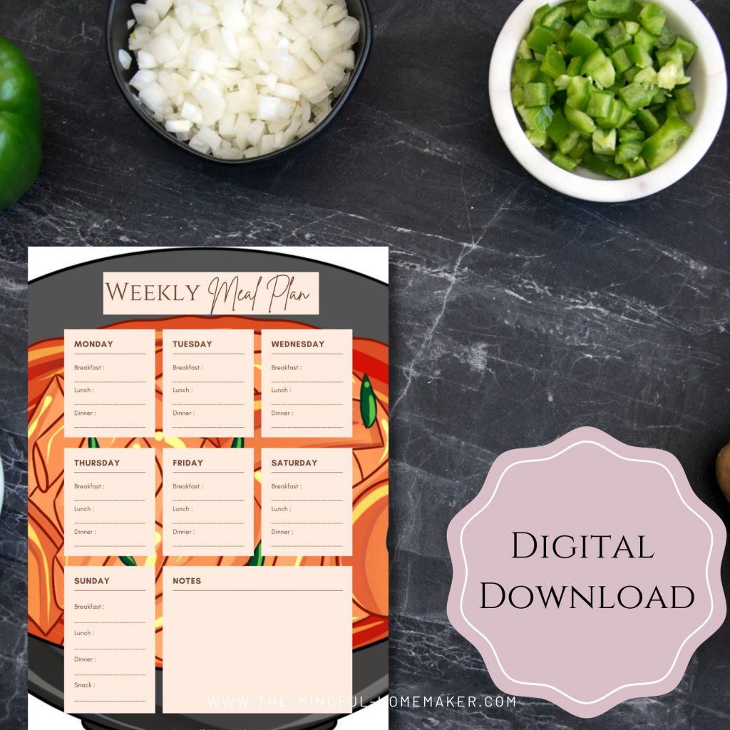 Meal Planners meal planner with grocery list