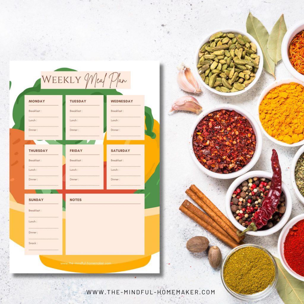 Meal Planners meal planning calendar