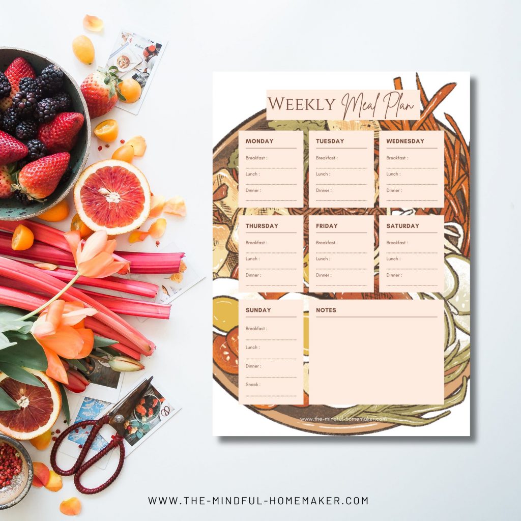Meal Planners meal planning template google sheets
