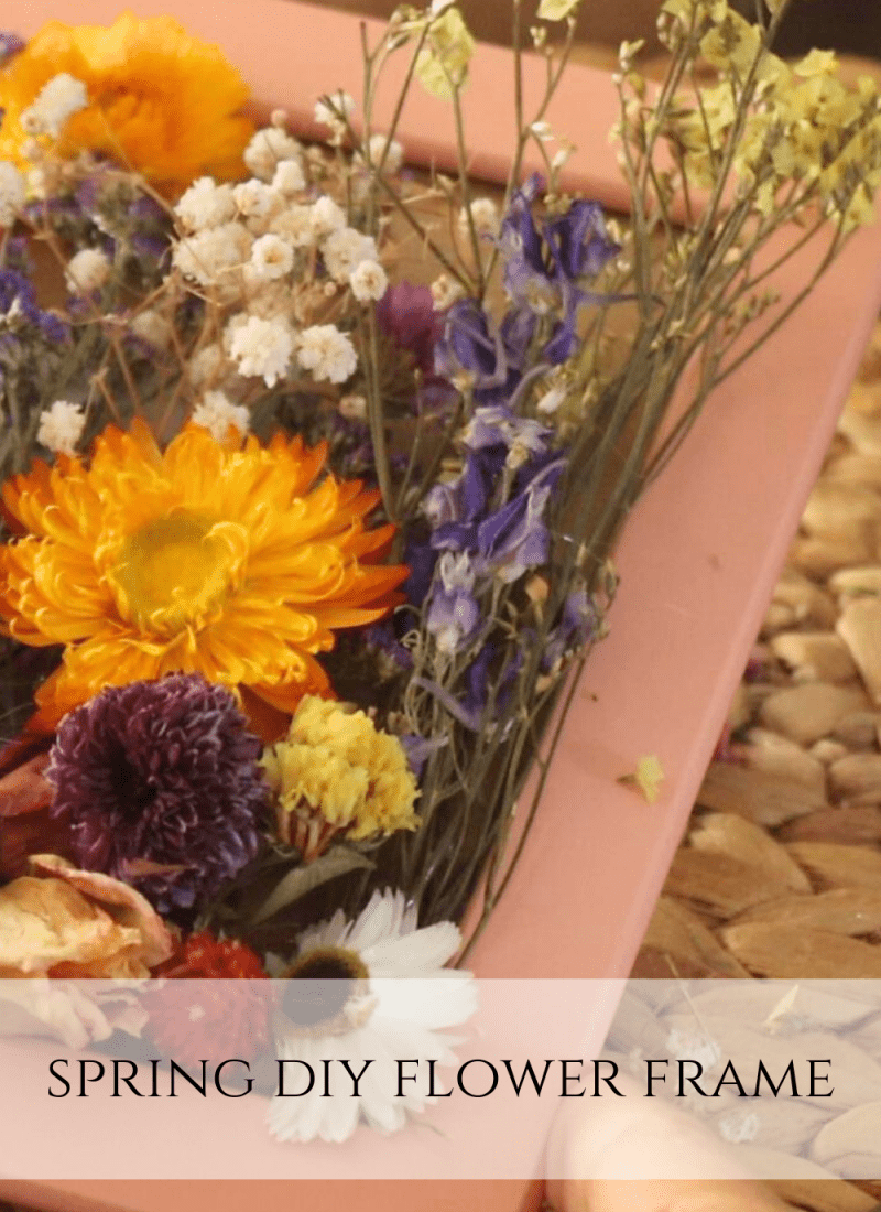 Spring DIY Flower Frames