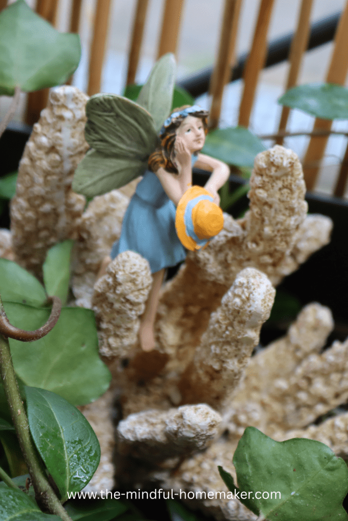 dollar tree spring fairy garden mushroom houses