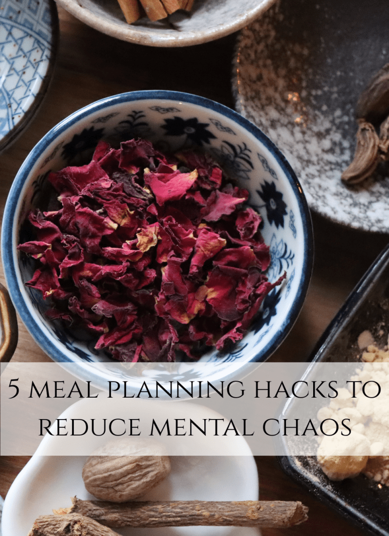 5 meal planning hacks to reduce mental chaos