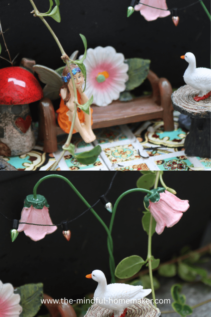 spring time fairy garden