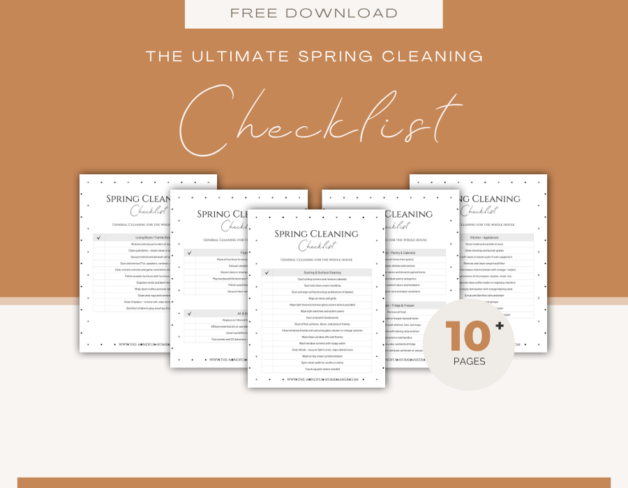 Spring Cleaning Checklist spring cleaning checklist