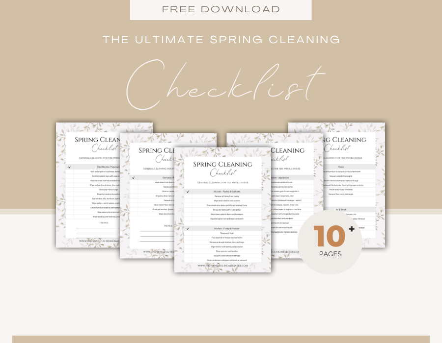 Spring Cleaning Checklist spring cleaning checklist 2026