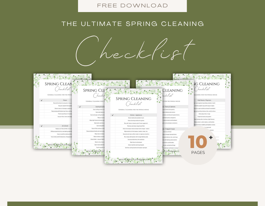 Spring Cleaning Checklist spring cleaning checklist pdf