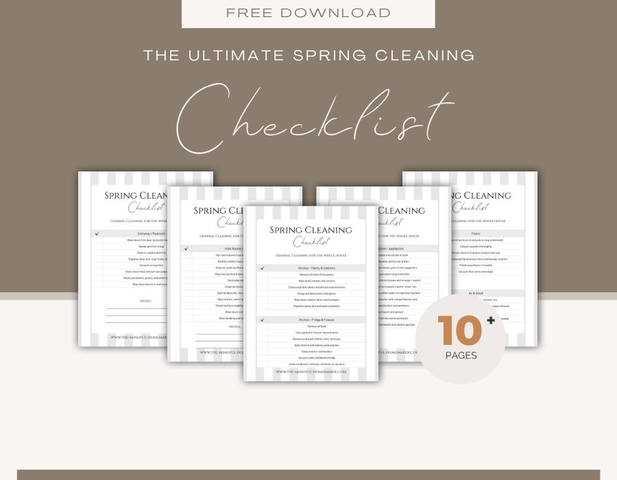 Spring Cleaning Checklist spring cleaning checklist printable