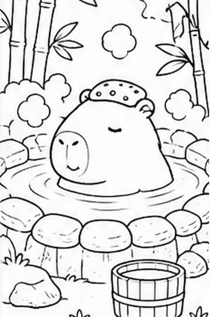 Capybara cute pages