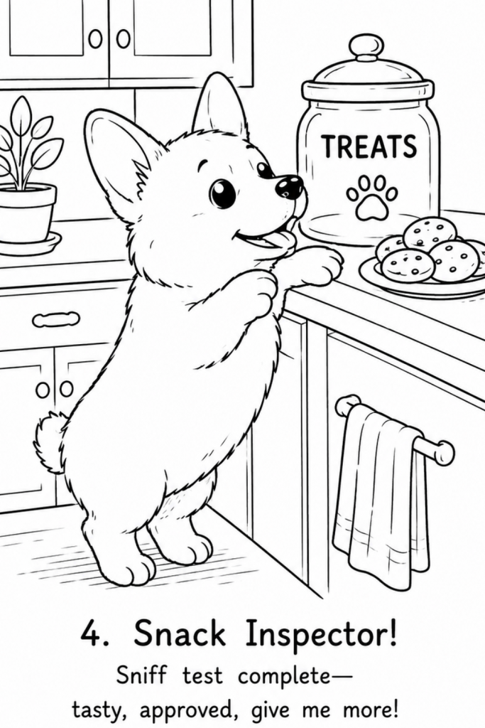 Corgi colouring pages Corgi colouring worksheet