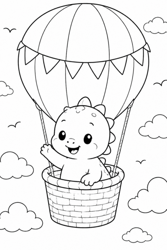 Baby dinosaur colouring pages Dinosaur colouring image
