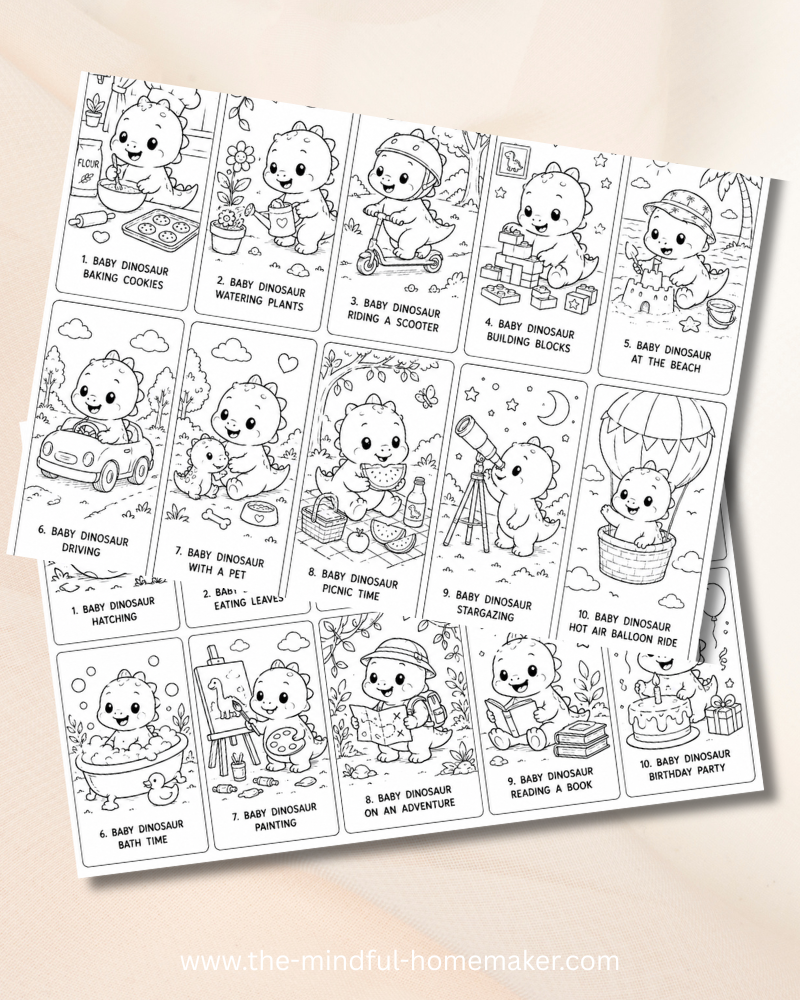 Dinosaur colouring pages