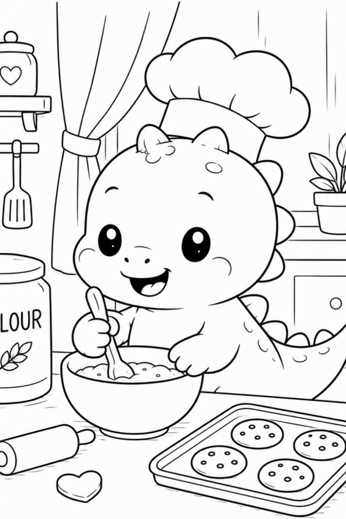 Baby dinosaur colouring pages Dinosaur colouring picture