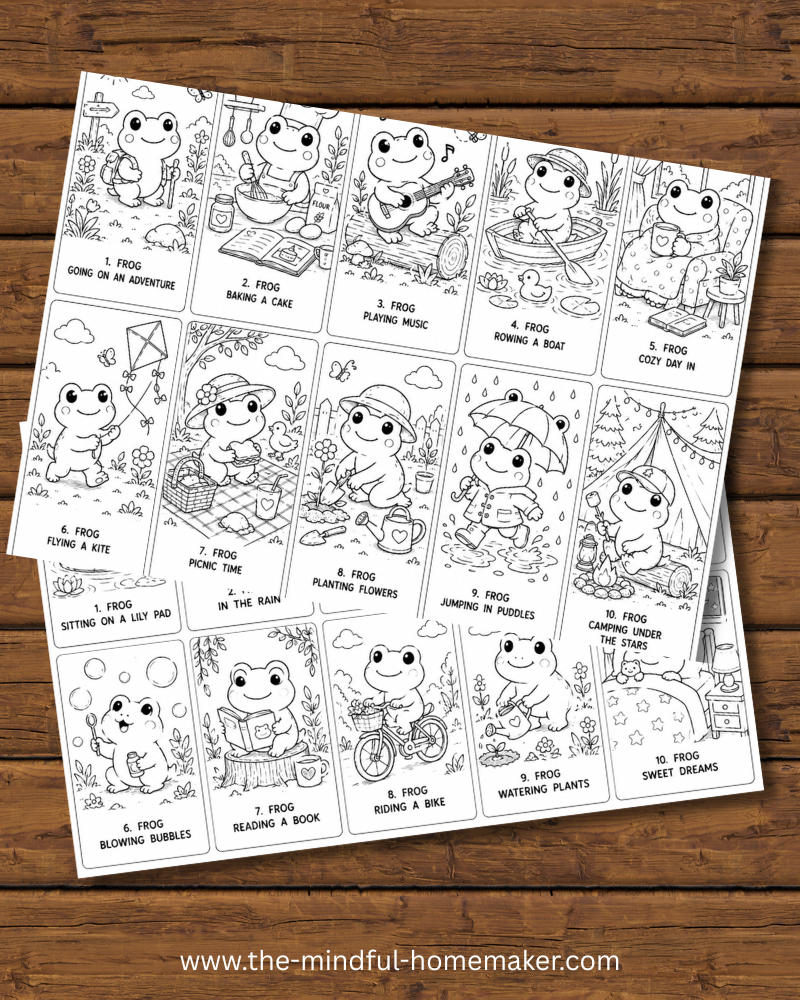 Colouring pages for kids Frog colouring pages