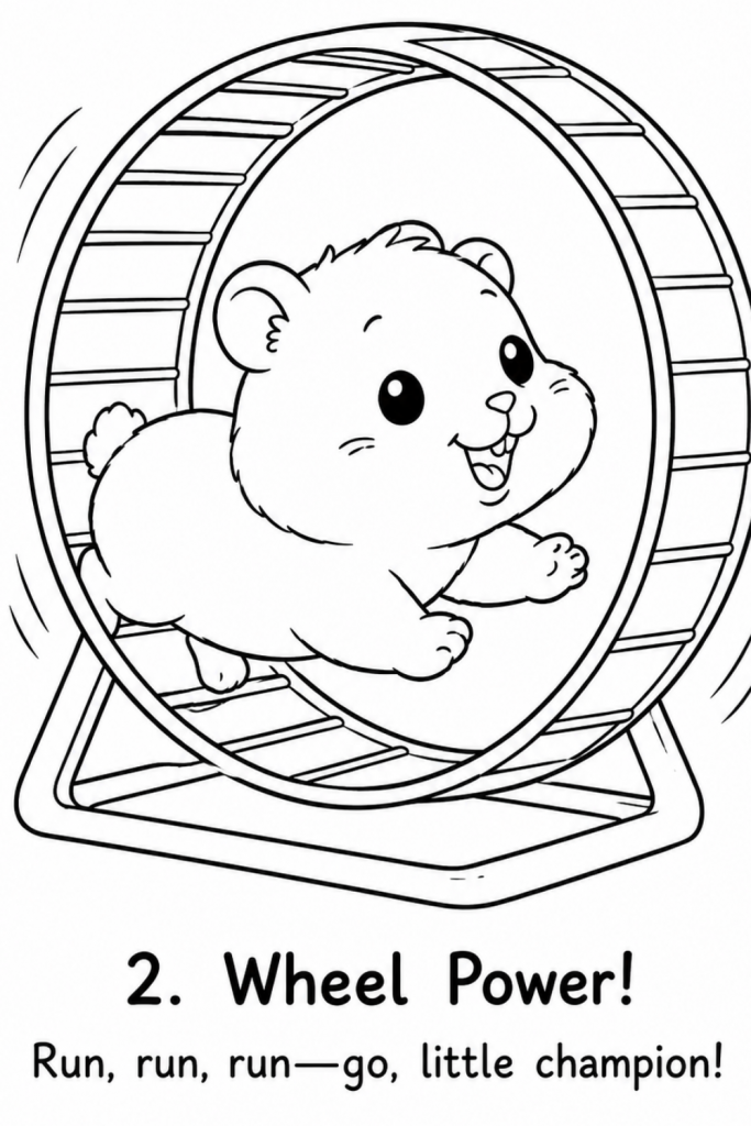Hamster colouring