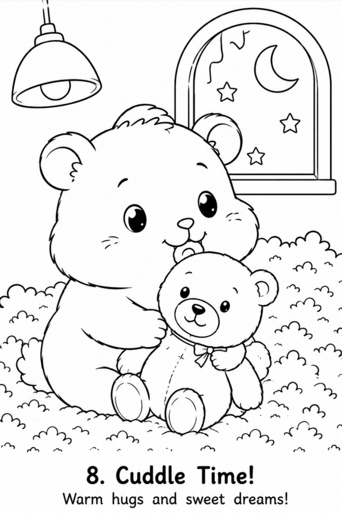 Hamster colouring sheet (2)