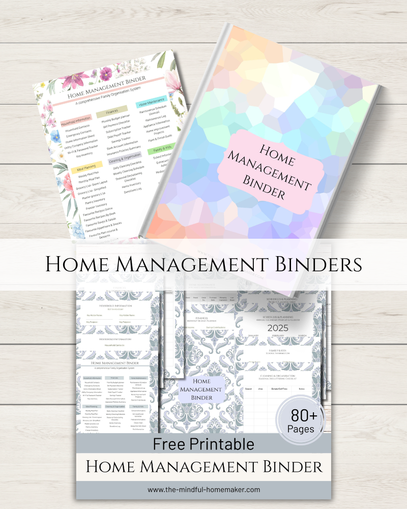 Home Management Binders