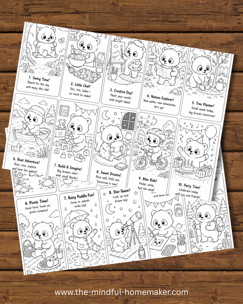 Colouring pages for kids Panda colouring pages