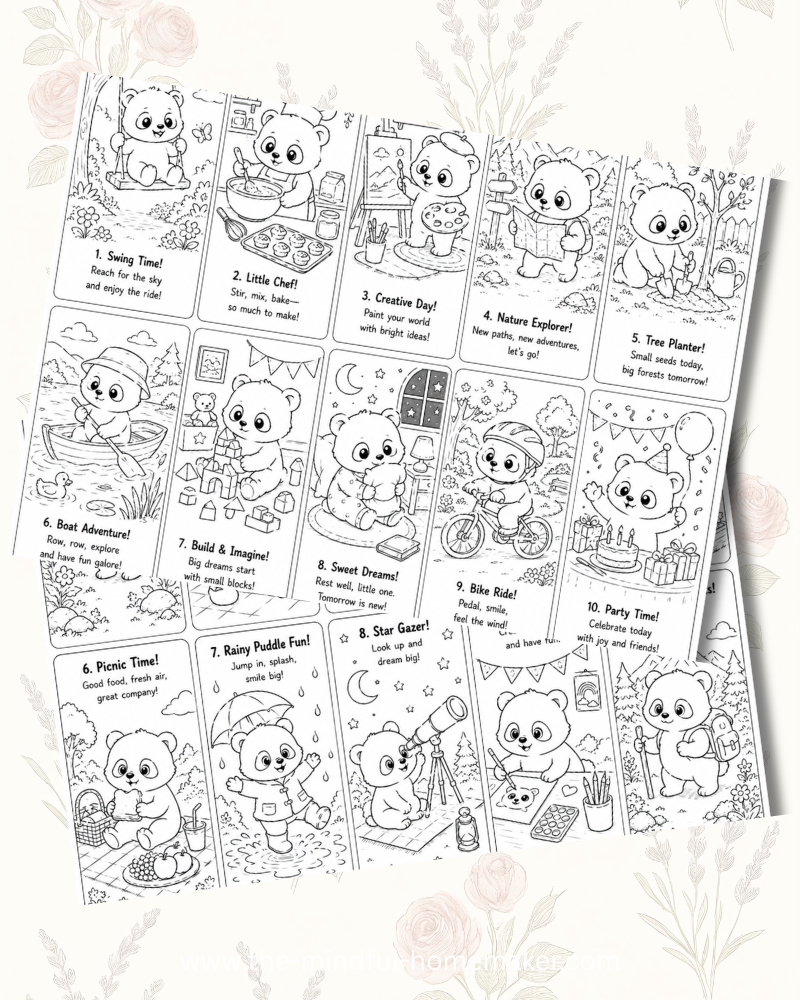 Panda colouring pages