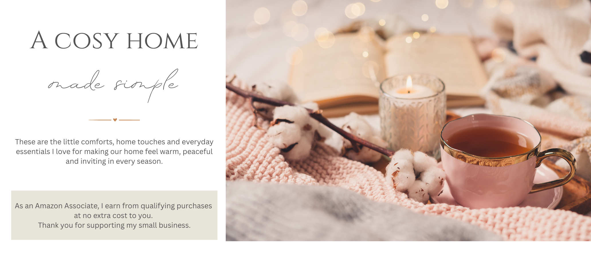 Cosy home essentials