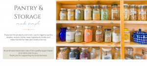 pantry and storage essentials