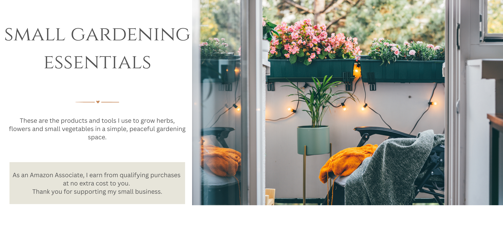  small gardening essentials