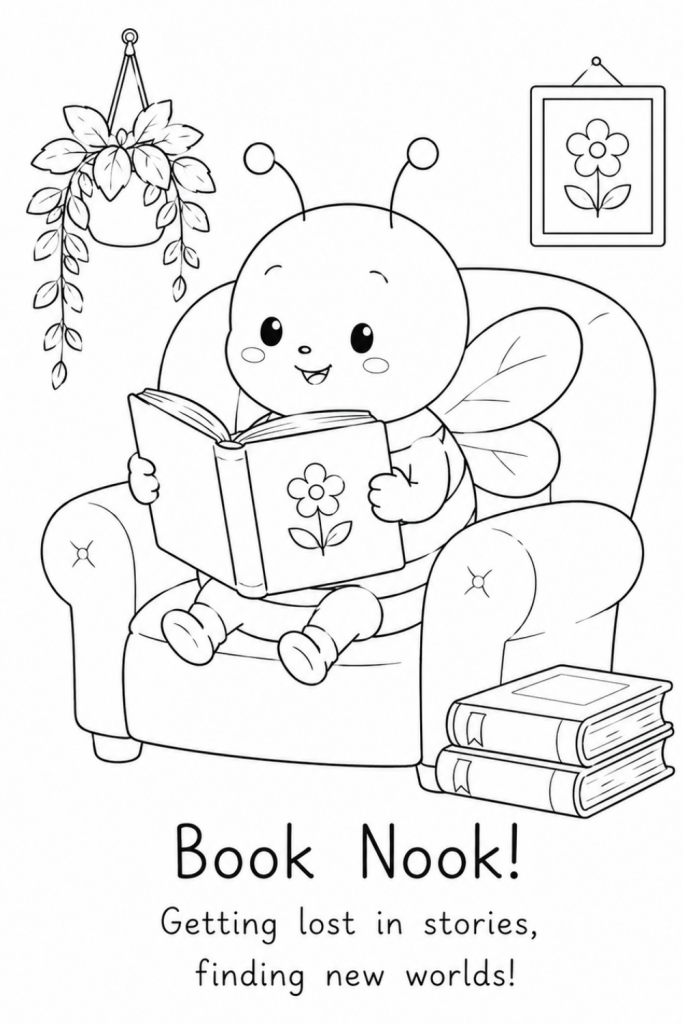 bee colouring images
