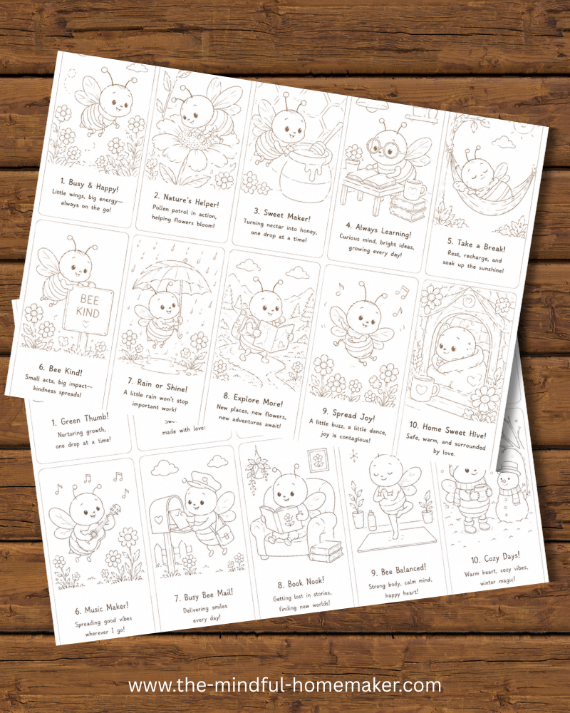 Colouring pages for kids bee colouring pages