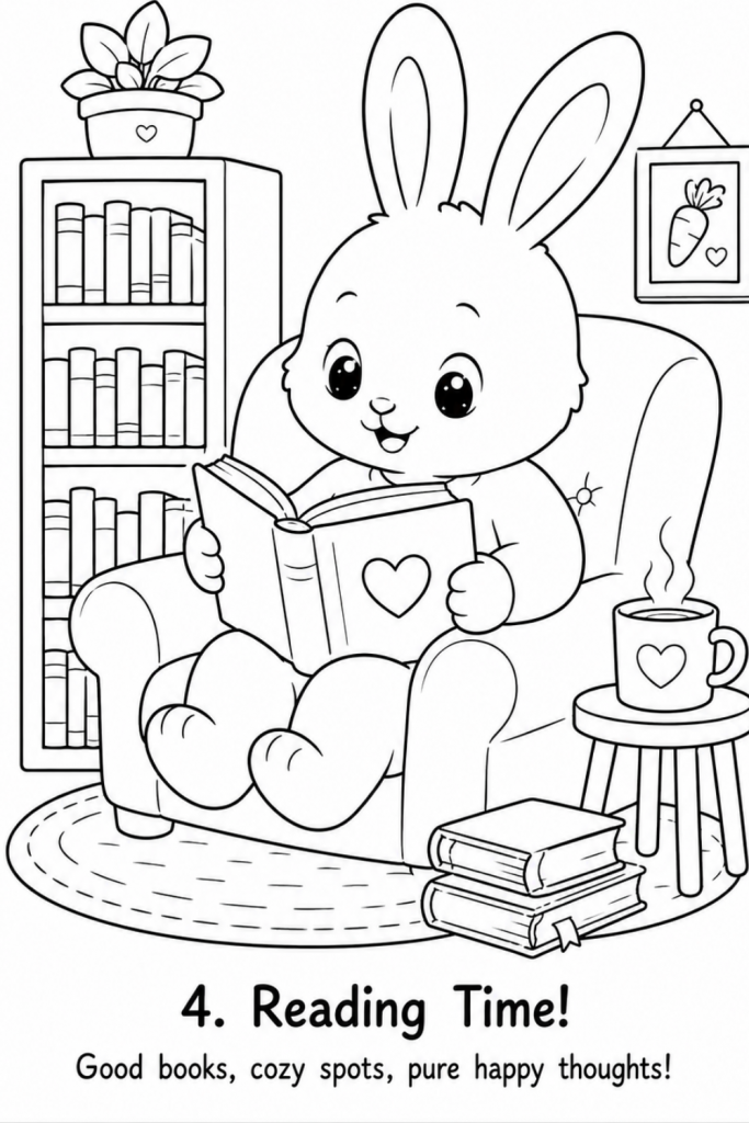 bunny colouring sheet (2)
