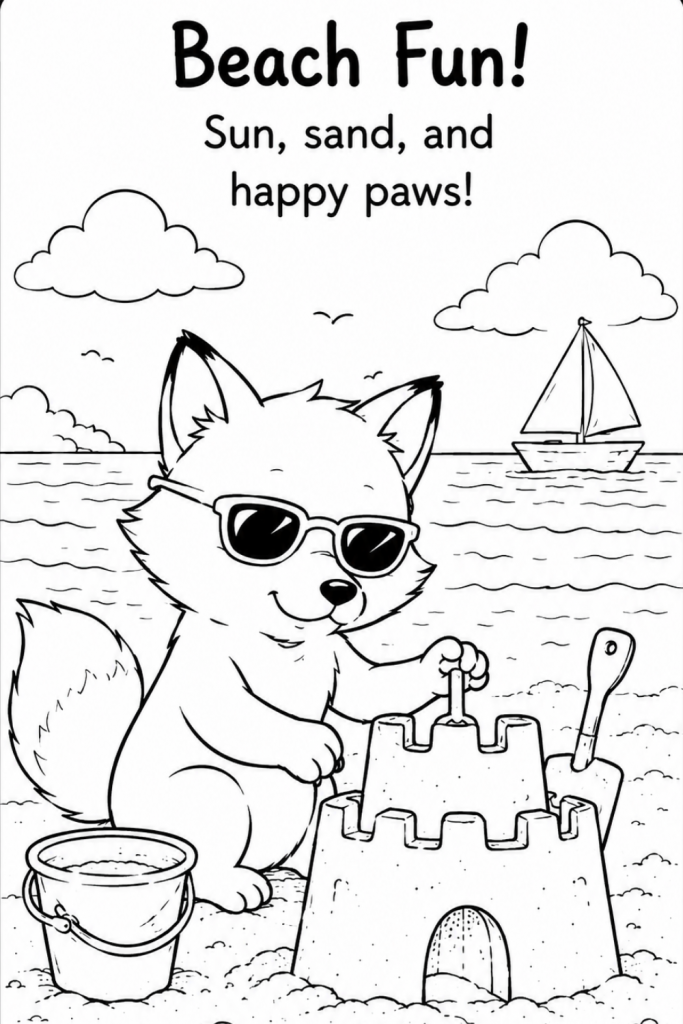 fox colouring pages colouring pages kids fun